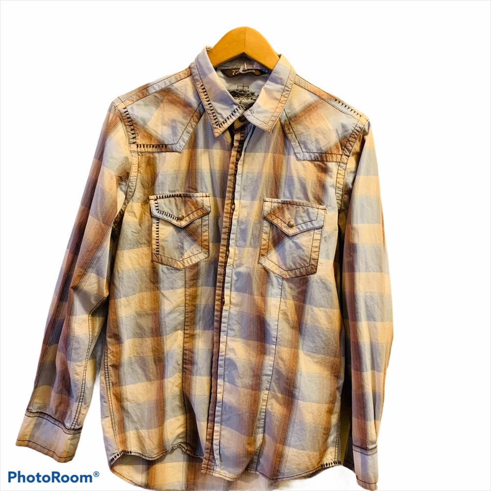 7 DIAMONDS Western Snap Front Canyon Shirt